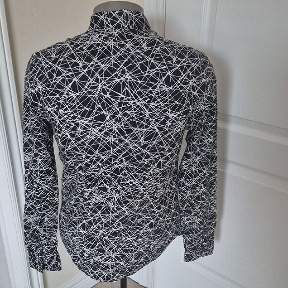 Guess Monochrome Patterned Shirt - Picture 5 of 16